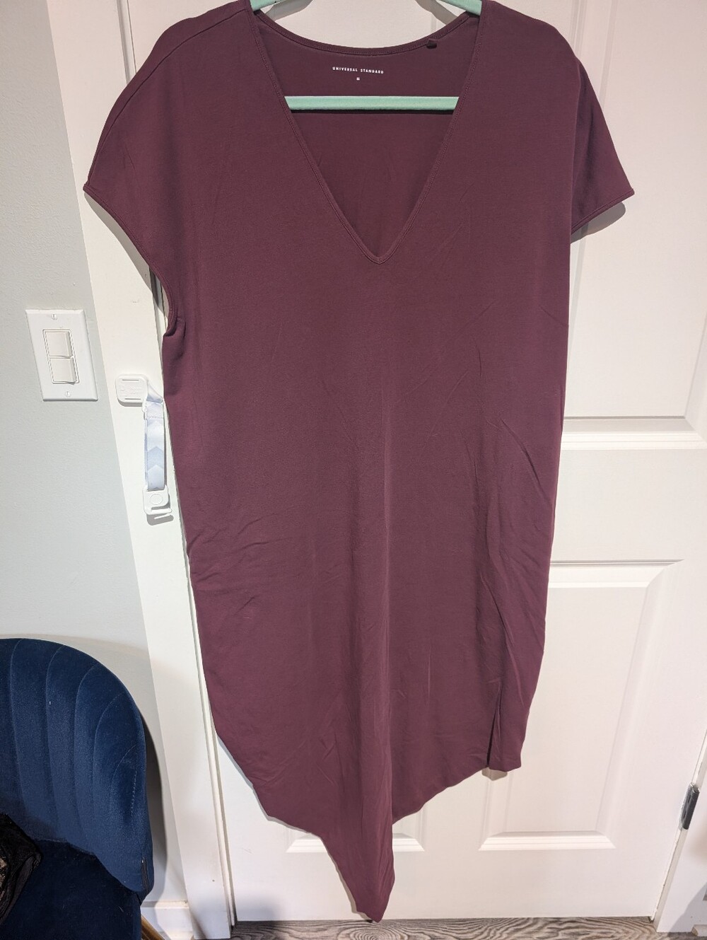 Universal Standard Wine Red Purple M Geneva Dress